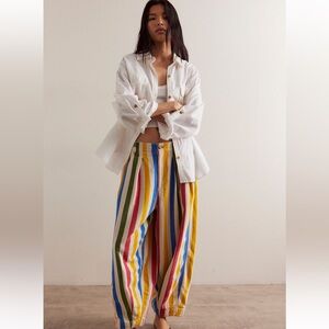 FREE PEOPLE WE THE FREE RIDLEY BAJA PULL-ON TROUSERS